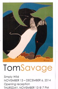 Tom Savage Exhibition08112014